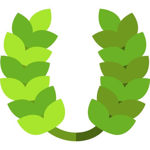 Laurel wreath Basic Straight Flat icon