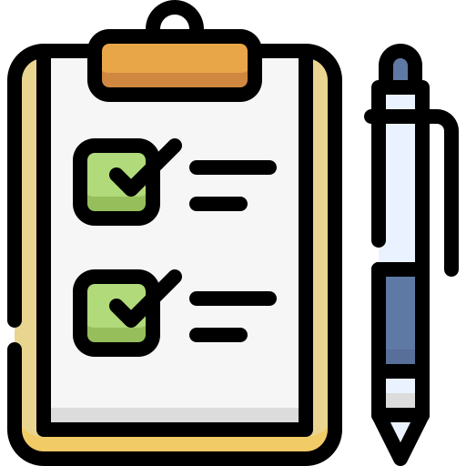 lista de controle Generic Outline Color Ícone