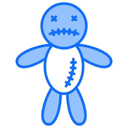 voodoo-pop Generic Blue icoon