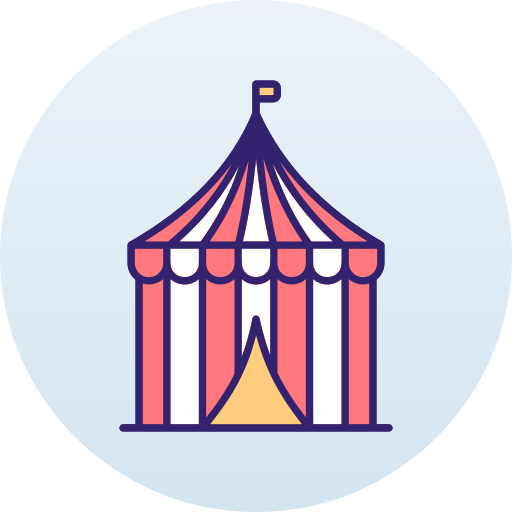 Circus tent Generic Circular icon