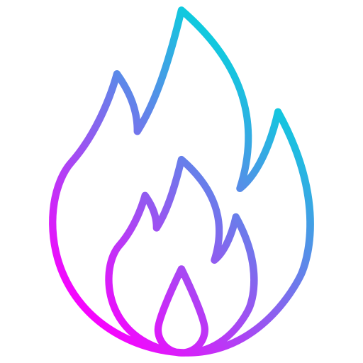 ogień Generic Gradient ikona