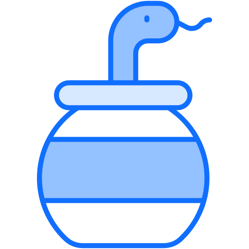 serpiente Generic Blue icono