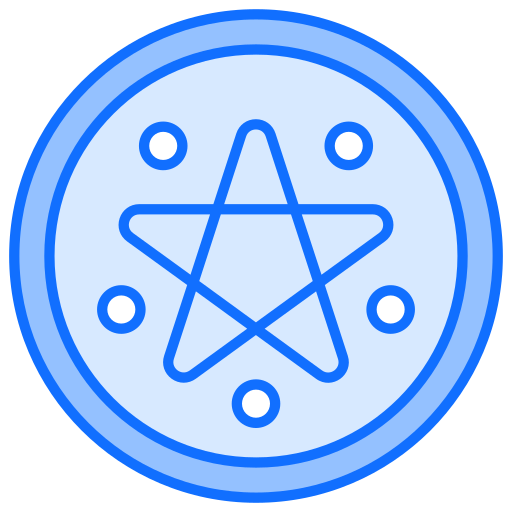 pentagramma Generic Blue icona