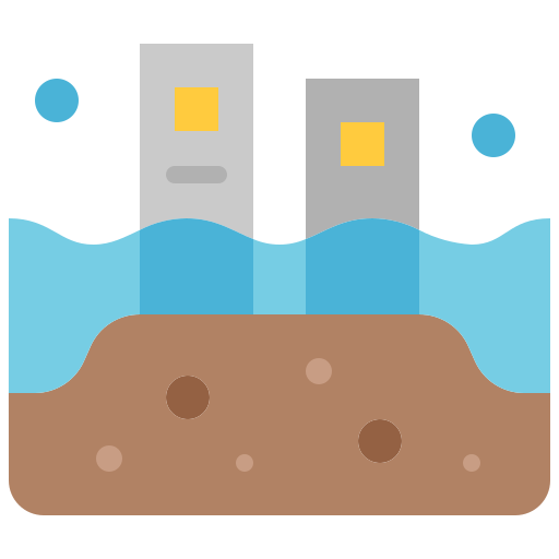 overstroming Generic Flat icoon