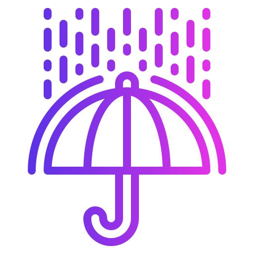 deszczowy Generic Gradient ikona