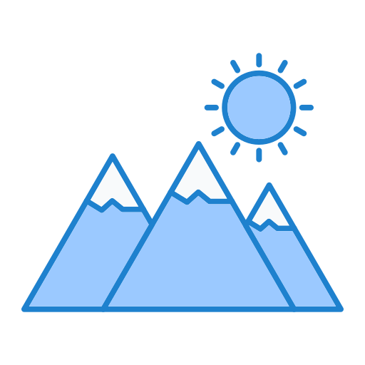 montañas Generic Blue icono