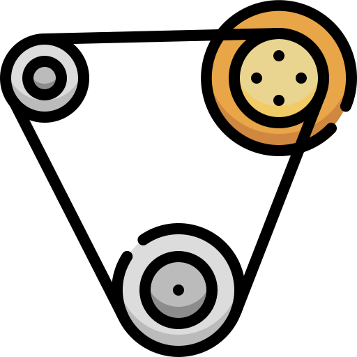 correa de distribución Generic Outline Color icono