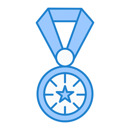 큰 메달 Generic Blue icon