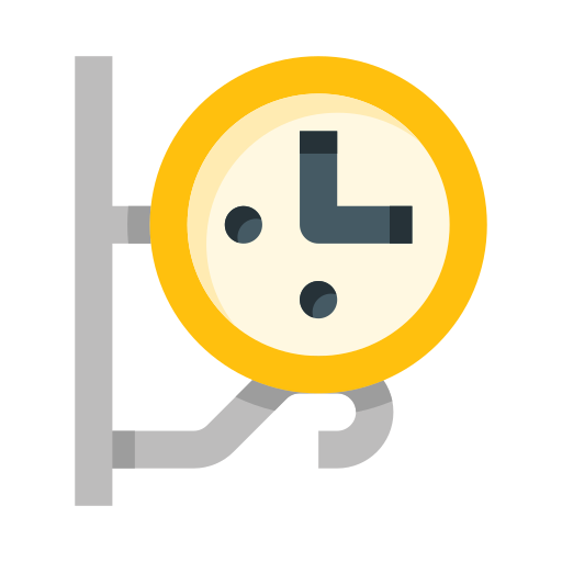 Clock edt.im Lineal color icon