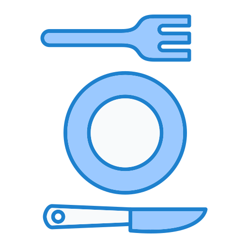 カトラリー Generic Blue icon