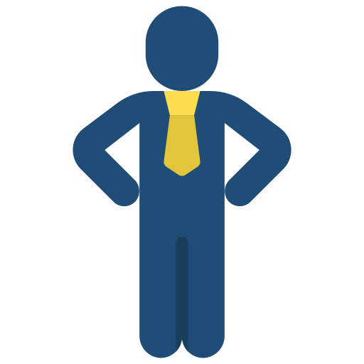 Business person Juicy Fish Flat icon