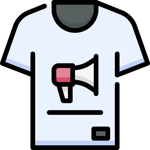 t-shirt Generic Outline Color icoon