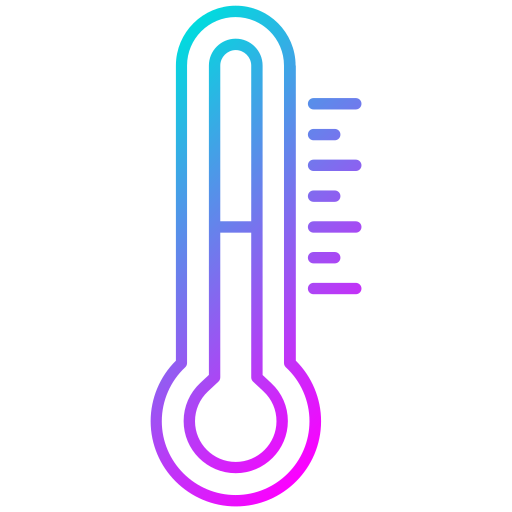 thermomètre Generic Gradient Icône