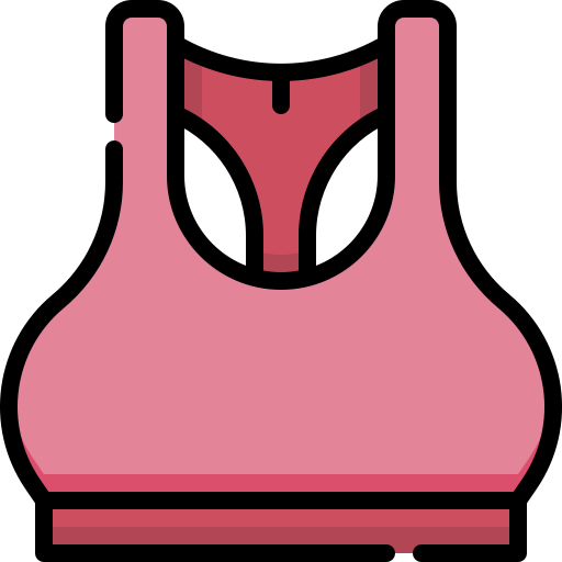 sujetador deportivo Generic Outline Color icono