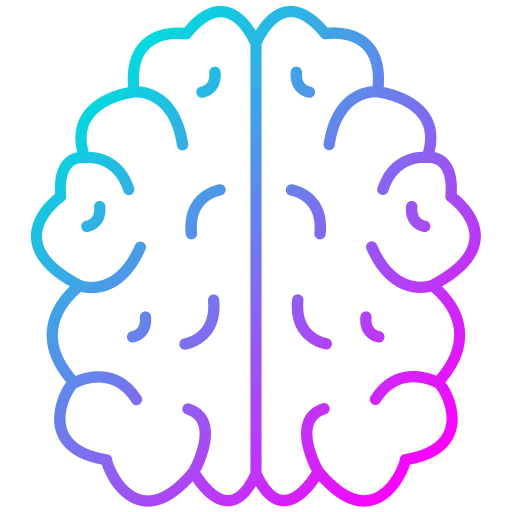Cerebro humano Generic Gradient icono