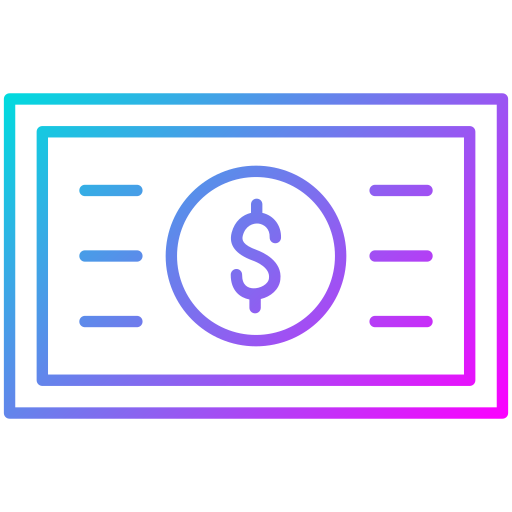 Banknote Generic Gradient icon