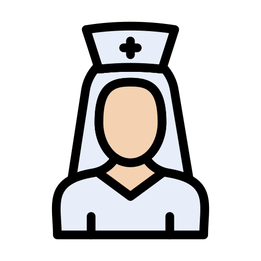 Медсестра Vector Stall Lineal Color иконка