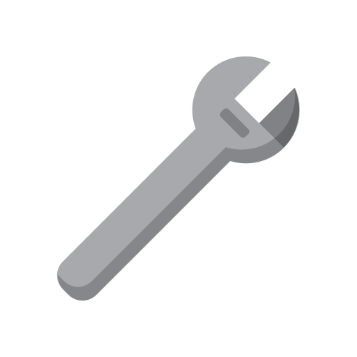 verstelbare sleutel Generic Flat icoon
