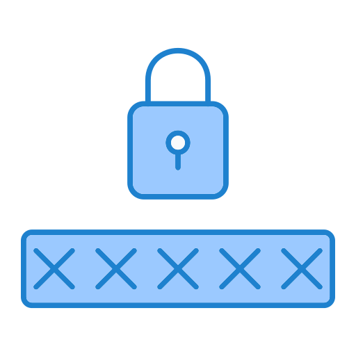 code de securité Generic Blue Icône