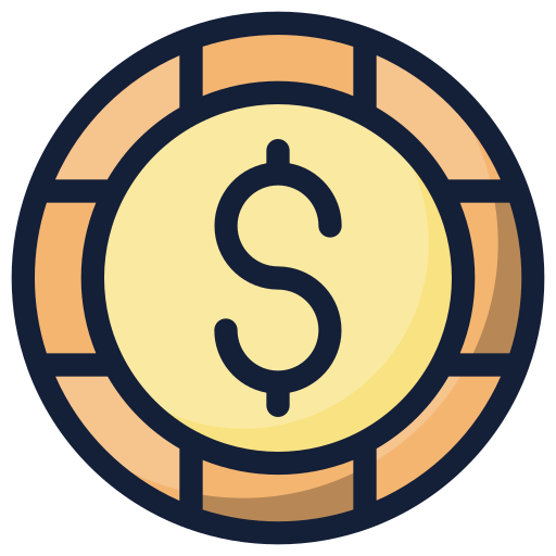dólar Generic Outline Color icono