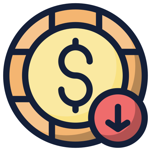 Dollar Generic Outline Color icon