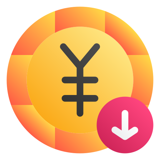 yen Generic Flat Gradient icono