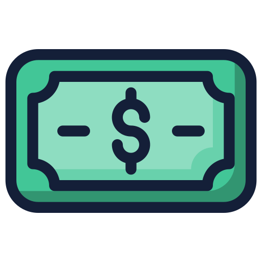 dollar Generic Outline Color Icône