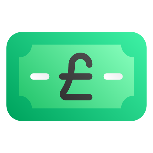 Pound sterling Generic Flat Gradient icon