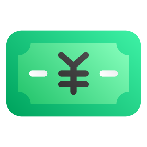 yen Generic Flat Gradient icono