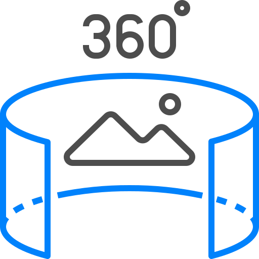 panorama Generic Outline Color icon