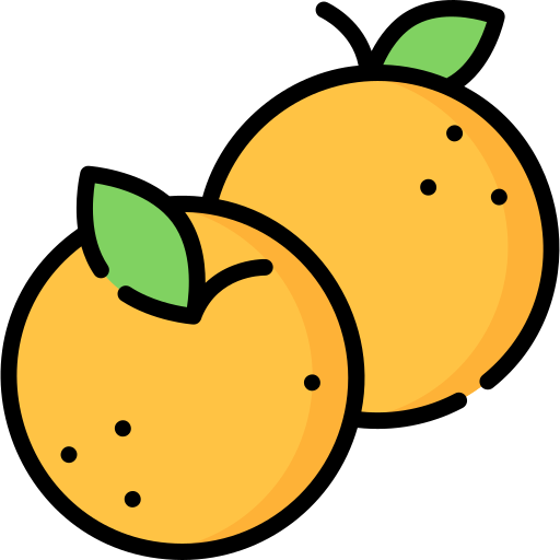 mandarina Special Lineal color icono
