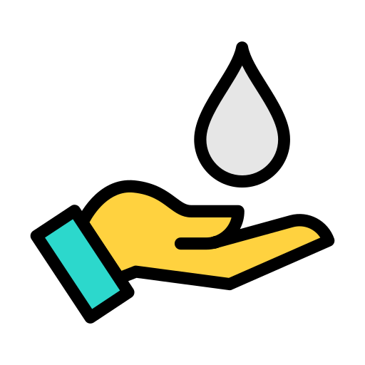 ahorrar agua Vector Stall Lineal Color icono