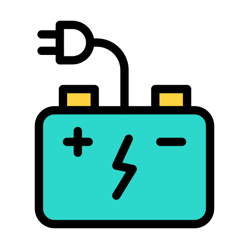 Power plug Vector Stall Lineal Color icon