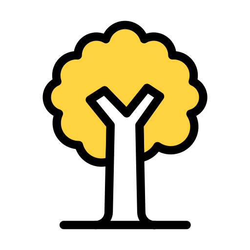 Tree Vector Stall Lineal Color icon