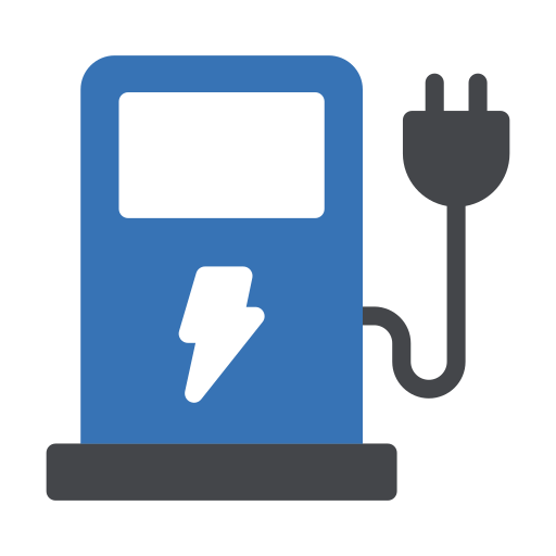 Fuel station Generic Blue icon