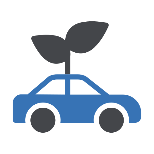 auto ecologica Generic Blue icona