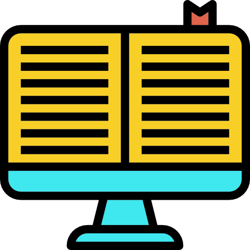 Ebook Becris Lineal color icon