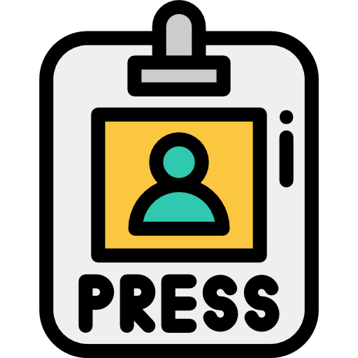 presseausweis Detailed Rounded Lineal color icon