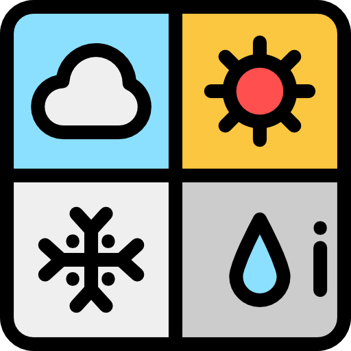 wetterbericht Detailed Rounded Lineal color icon