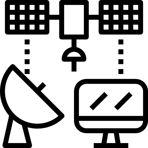 satelita Becris Lineal ikona