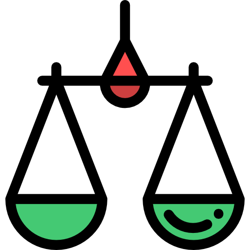 バランス Detailed Rounded Lineal color icon