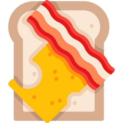 Bacon Special Flat icon