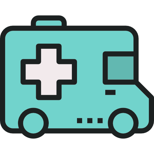 ambulans Becris Lineal color ikona