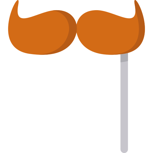 Mustache Special Flat icon