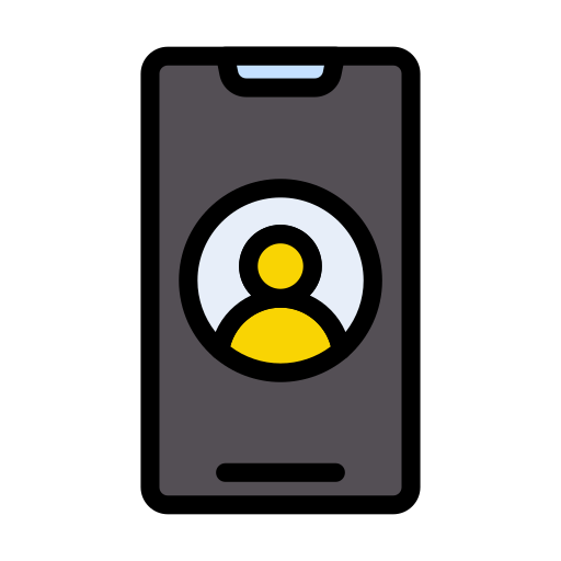 perfil del usuario Vector Stall Lineal Color icono