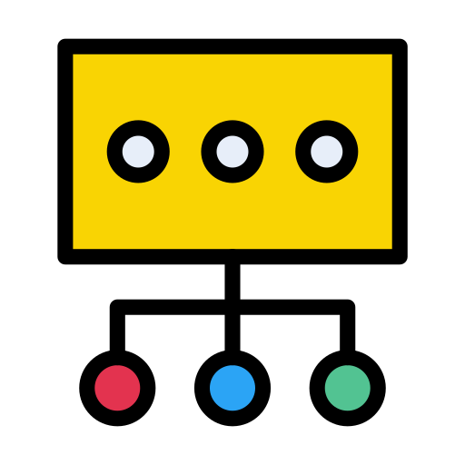 構造 Vector Stall Lineal Color icon