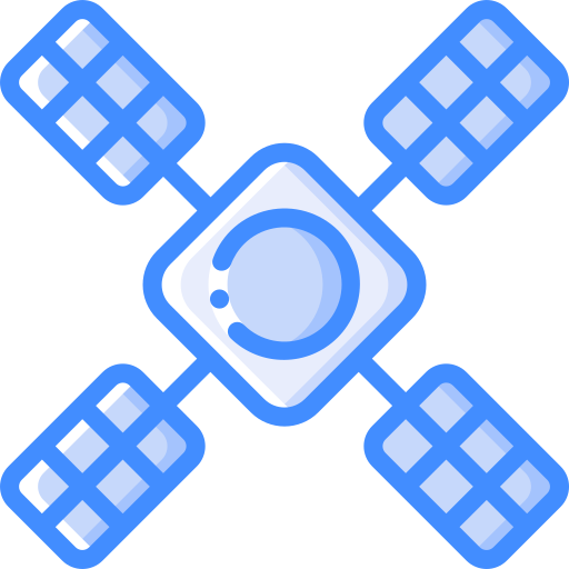 위성 Basic Miscellany Blue icon