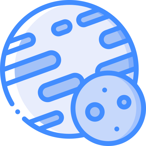 Planets Basic Miscellany Blue icon