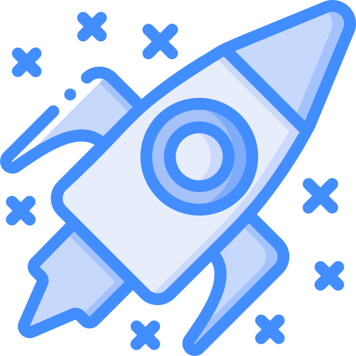 cohete Basic Miscellany Blue icono