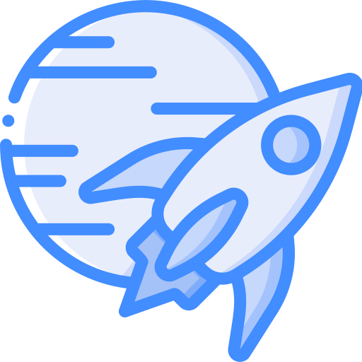 cohete Basic Miscellany Blue icono